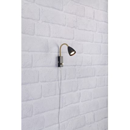 Marpzlöjd 106589 - Applique CIRO 1xGU10/7W/230V nero