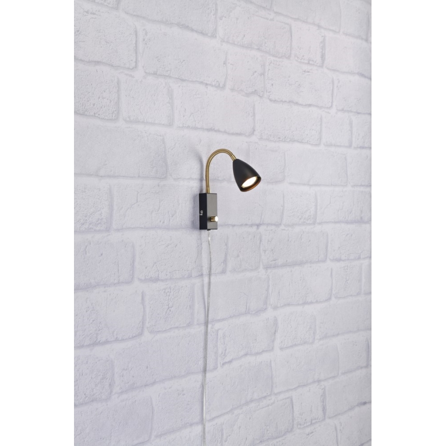 Marpzlöjd 106589 - Applique CIRO 1xGU10/7W/230V nero