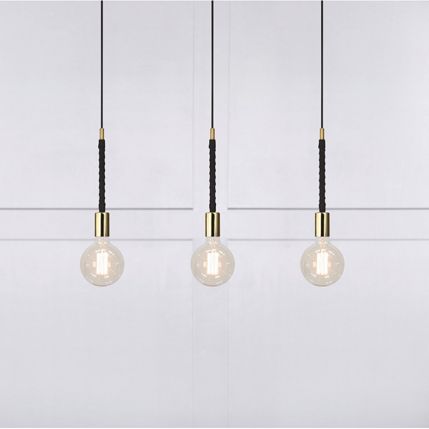 Markslöjd 106708 - Lampadario a sospensione con filo SEDLO 3xE27/60W/230V
