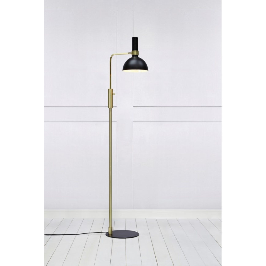 Marpzlöjd 106972 - Lampada da terra dimmerabile LARRY 1xE27/60W/230V nero/oro