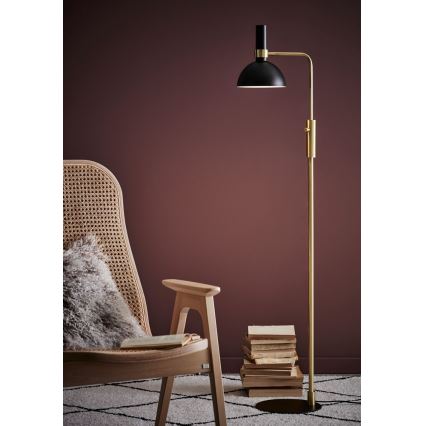 Marpzlöjd 106972 - Lampada da terra dimmerabile LARRY 1xE27/60W/230V nero/oro