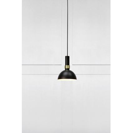 Marpzlöjd 106974 - Lampadario a sospensione con filo LARRY 1xE27/60W/230V nero/oro