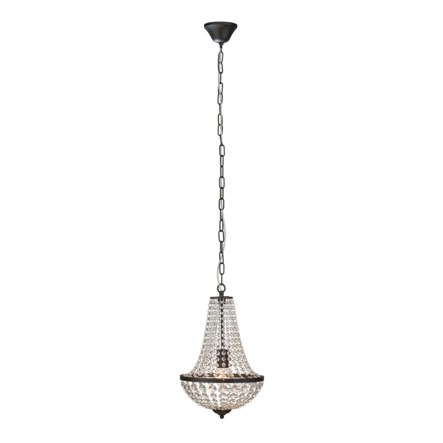 Markslöjd 107026 - Lampadario di cristallo su catena GRÄNSÖ 1xE27/60W/230V