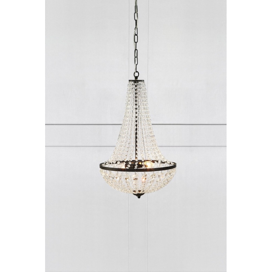 Marpzlöjd 107027 - Lampadario di cristallo dimmerabile da bagno GRÄNSÖ 2xE14/40W/230V