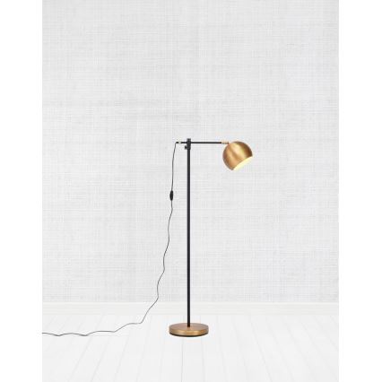 Marpzlöjd 107231 - Lampada da terra CHESTER 1xE27/40W/230V nero/bronzo