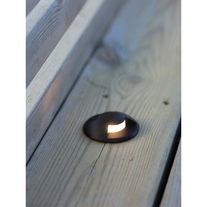 Markslöjd 107289 - LED-Außen-Einbauleuchte GARDEN24 LED/0,8W/24V IP44 schwarz