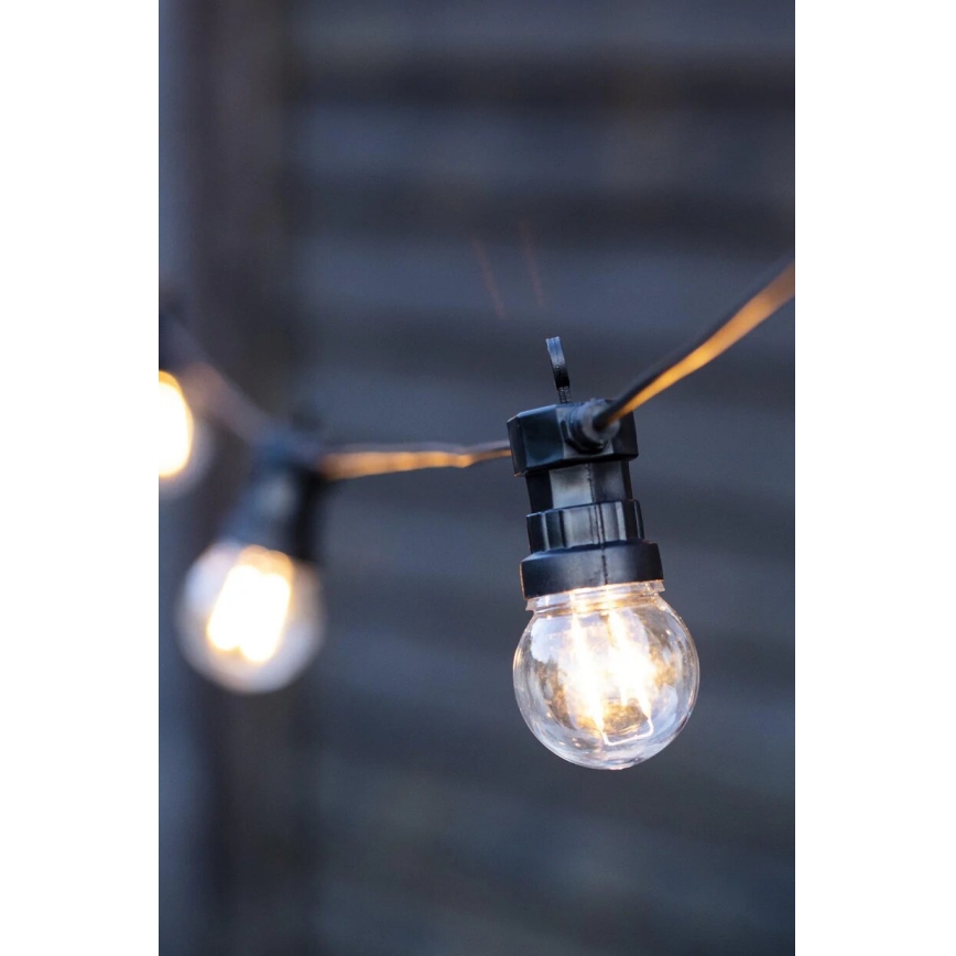 Markslöjd 107292 - Catena decorativa da esterno LED GHIRLANDA GARDEN 10xLED 5,5m IP44