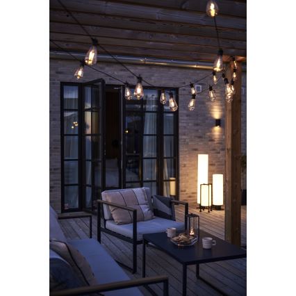 Markslöjd 107293 - Dekorative LED-Outdoor-Lichterkette GARLAND GARDEN 10xLED 5,5m IP44