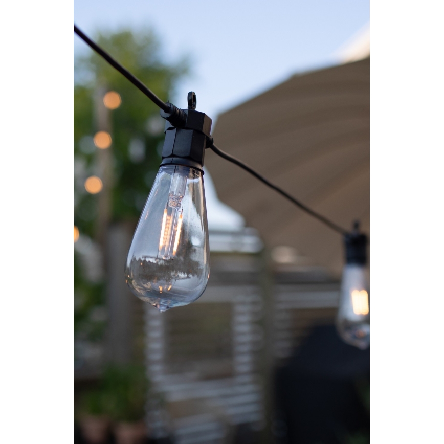 Markslöjd 107293 - Guirlande décorative extérieure GUIRLANDE GARDEN 10xLED 5,5m IP44
