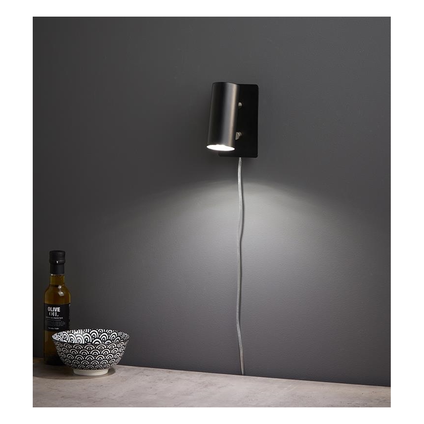 Markslöjd 107345 - Luce Spot da parete dimmerabile BARCELONA 1xGU10/12W/230