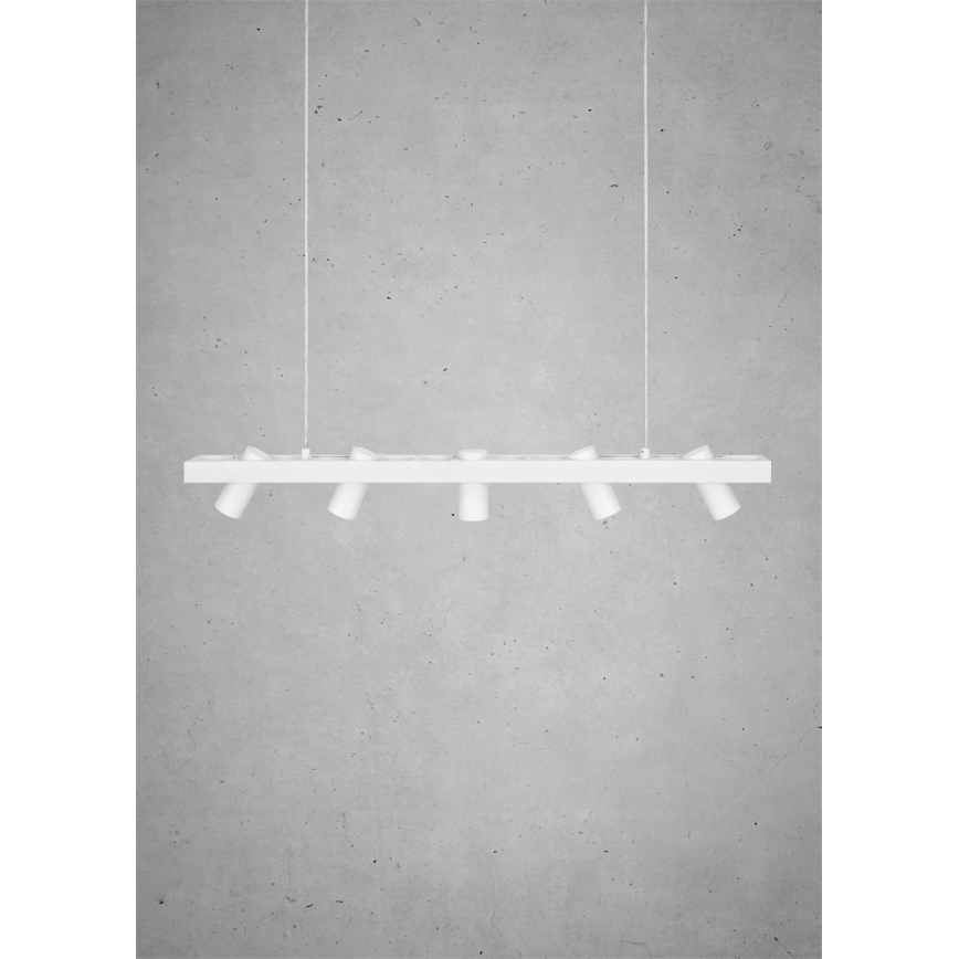 Markslöjd 107783 - Lampadario a sospensione con filo TORINO 5xGU10/7W/230V