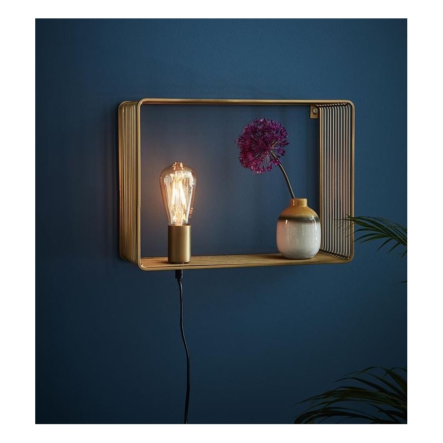 Markslöjd 107815 - Applique murale SHELF 1xE27/60W/230V