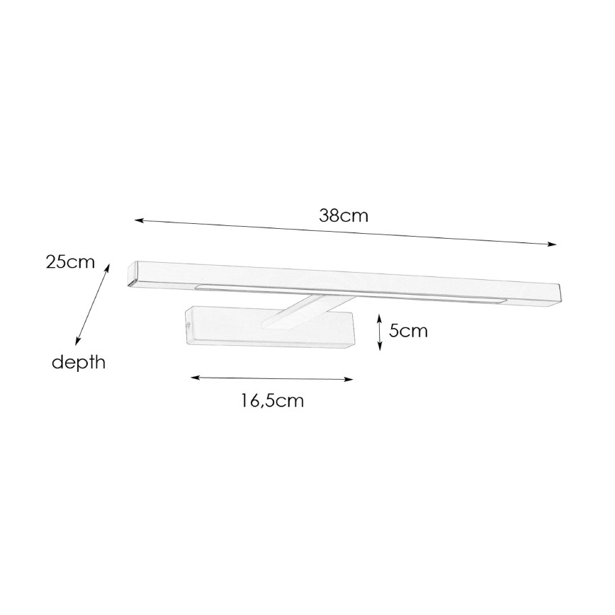 Markslöjd 107910 - LED-Spiegelbeleuchtung für Badezimmer NEPTUNUS LED/6W/230V IP44