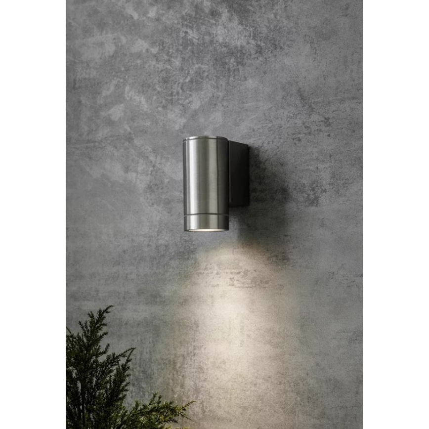 Markslöjd 107915 - Außenwandleuchte PIPE 1xGU10/35W/230V IP44