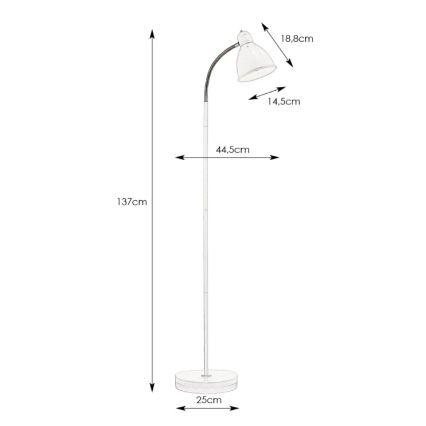 Markslöjd 108016 - Stehlampe NITTA 1xE27/60W/230V