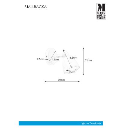 Markslöjd 108082 - Applique murale salle de bain FJÄLLBACKA 1xG9/20W/230V IP44