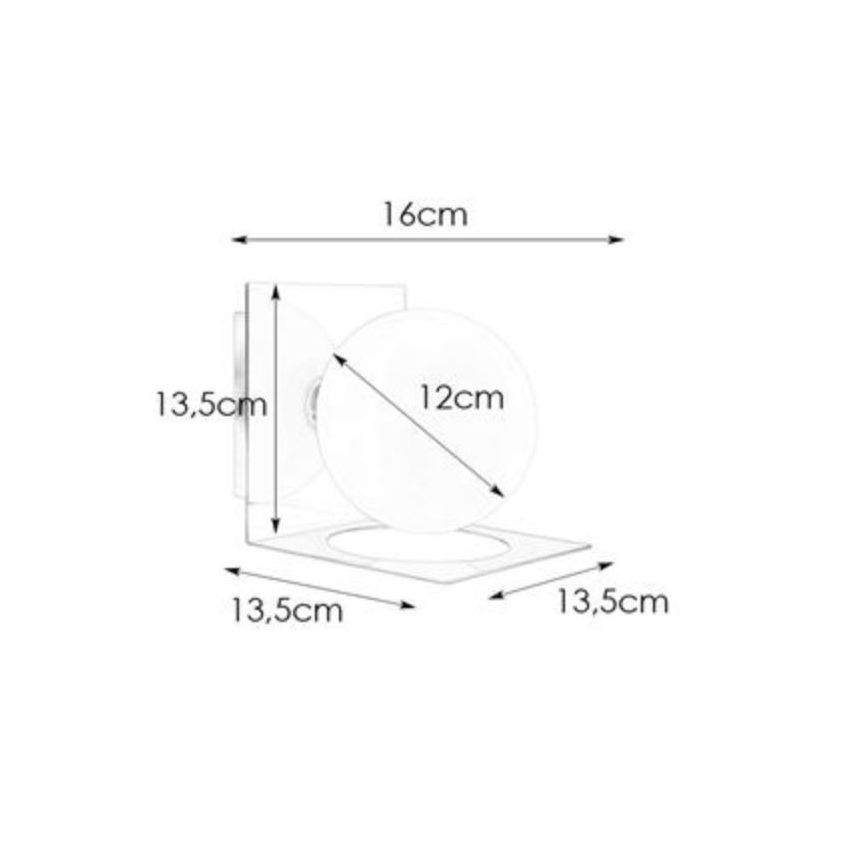 Markslöjd 108085 - Applique da bagno ZENIT 1xG9/18W/230V IP44