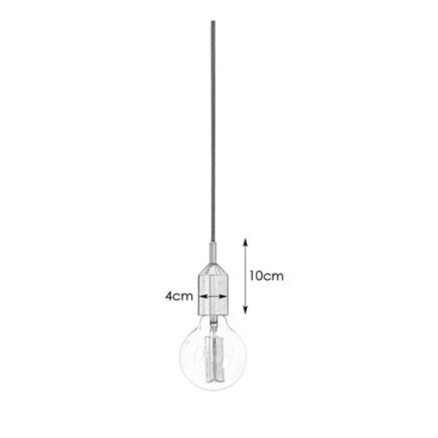 Markslöjd 108098 - Lampadario su filo BRONX 1xE27/60W/230V bronzo