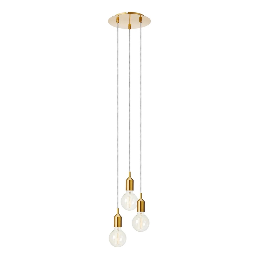 Markslöjd 108099 - Kronleuchter an Schnur BRONX 3xE27/60W/230V bronze