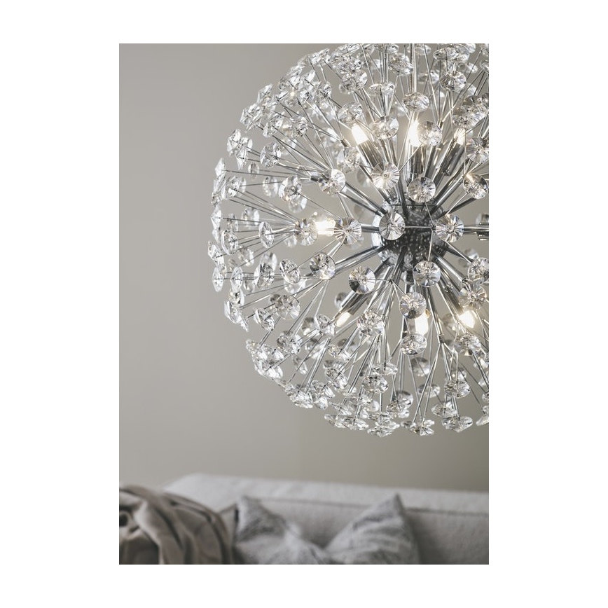 Markslöjd 108101 - Lampadario di cristallo su filo BOLID 9xG9/20W/230V