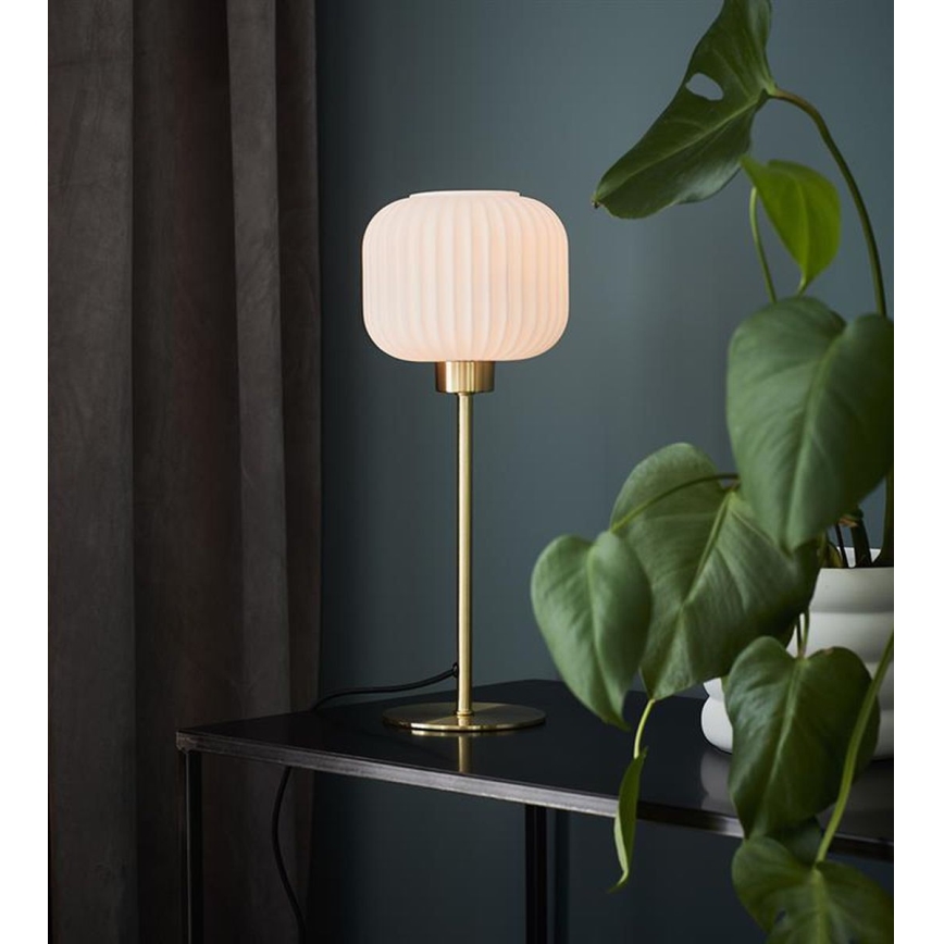 Markslöjd 108120 - Lampe de table SOBER 1xE27/60W/230V laiton
