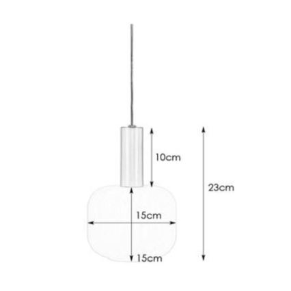 Markslöjd 108122 - Lampadario su filo SOBER 1xE14/40W/230V cromo opaco