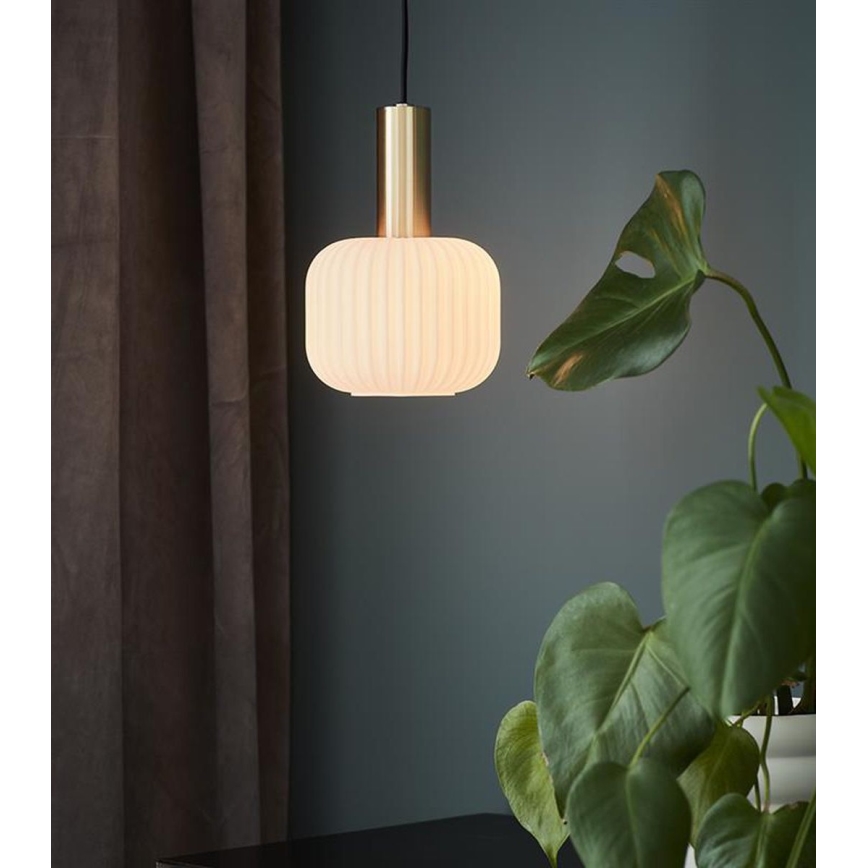 Markslöjd 108123 - Lampadario su filo SOBER 1xE14/40W/230V ottone