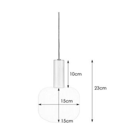 Markslöjd 108123 - Lampadario su filo SOBER 1xE14/40W/230V ottone