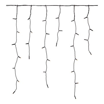 Markslöjd 108179 - Rideau LED de Noël d'extérieur GARDEN24 160xLED/9,6W/24V 3,1m blanc chaud