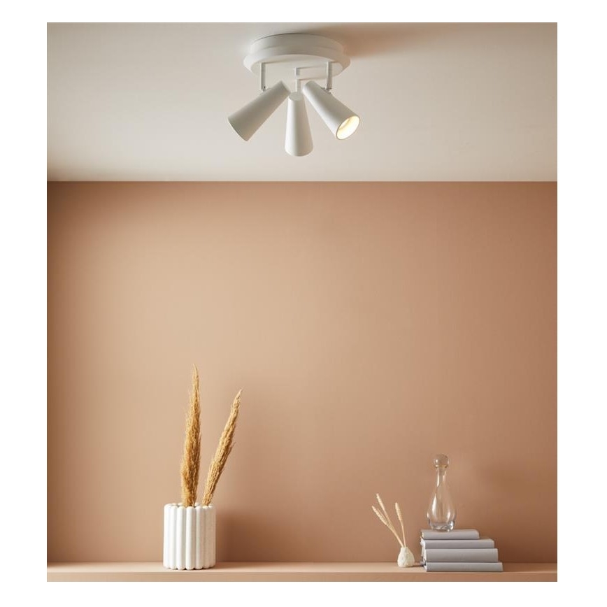 Markslöjd 108203 - Faretto CREST 3xGU10/7W/230V bianco