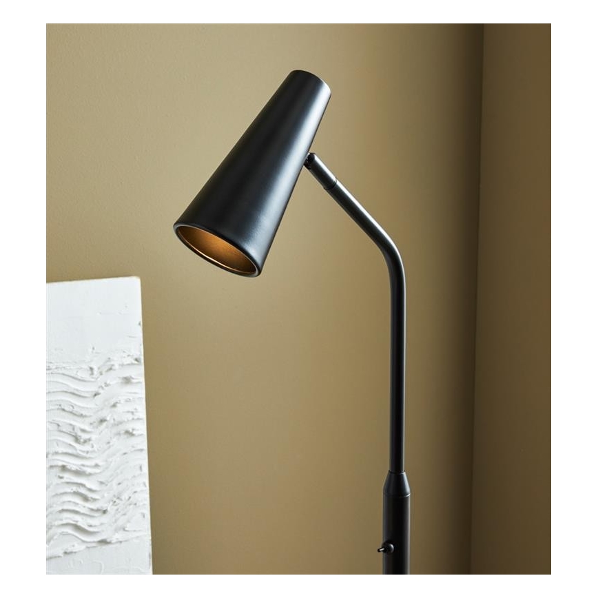 Markslöjd 108206 - Lampada da terra CREST 1xGU10/7W/230V nero