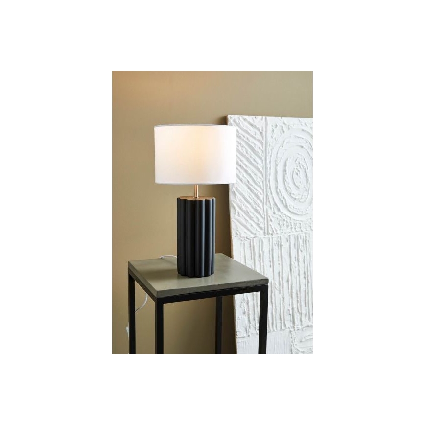Markslöjd 108221 - Lampe de table COLUMN 1xE14/18W/230V noire