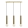Markslöjd 108261 - Lampadario su filo SENCILLO 3xE27/40W/230V oro