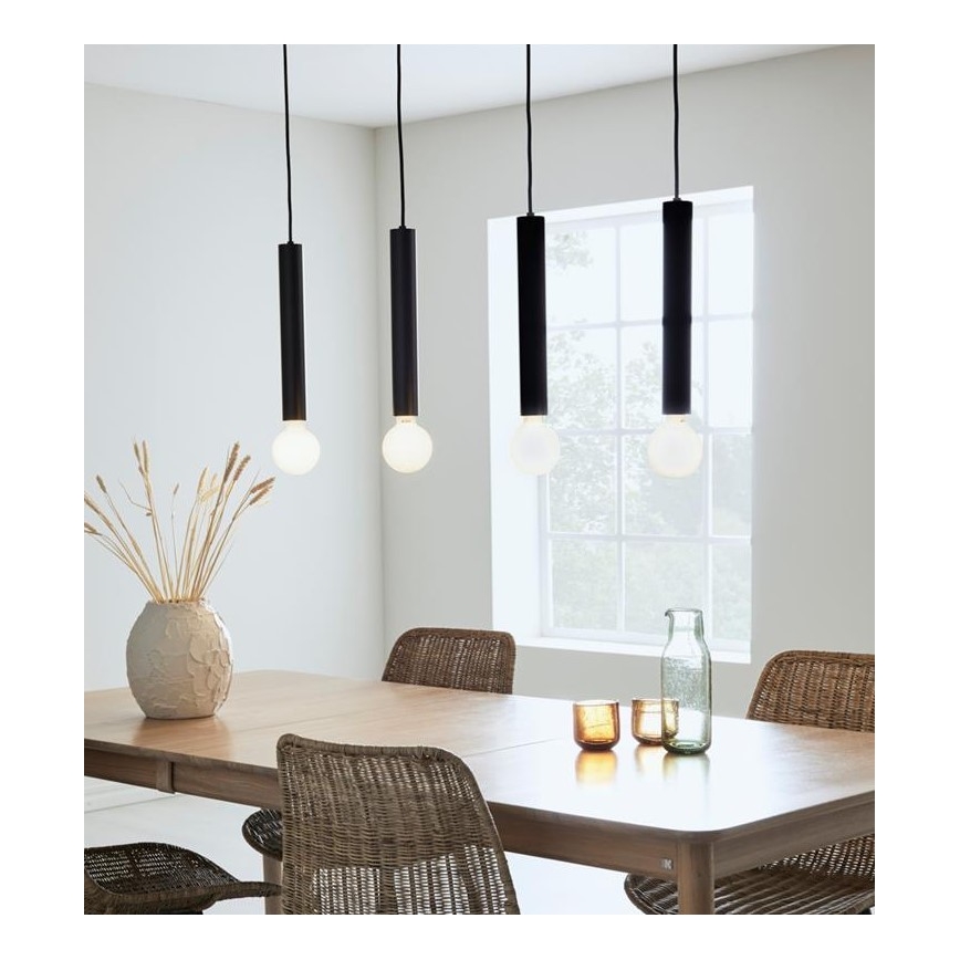 Markslöjd 108264 - Hängeleuchte SENCILLO 4xE27/40W/230V schwarz