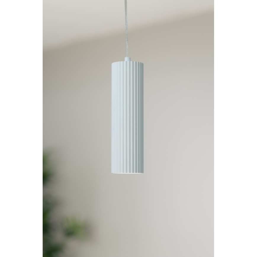Markslöjd 108465 - Lampadario a sospensione con filo COSTILLA 1xGU10/7W/230V bianco