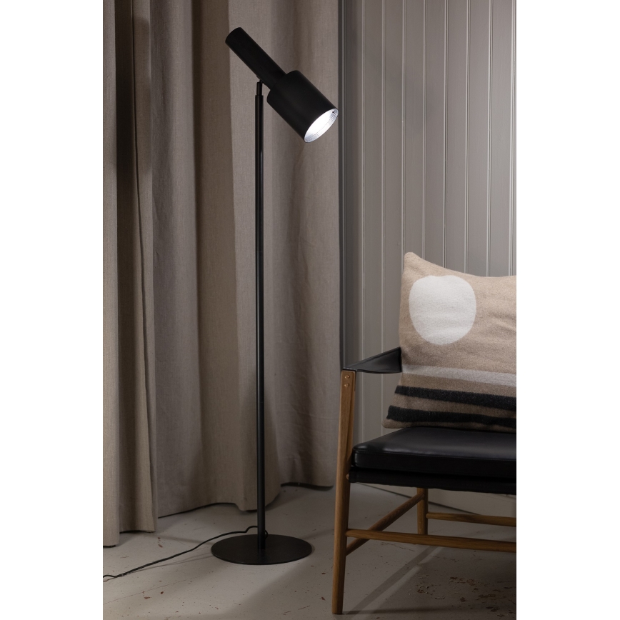 Markslöjd 108542 - Lampada da terra OZZY 1xE27/40W/230V nero