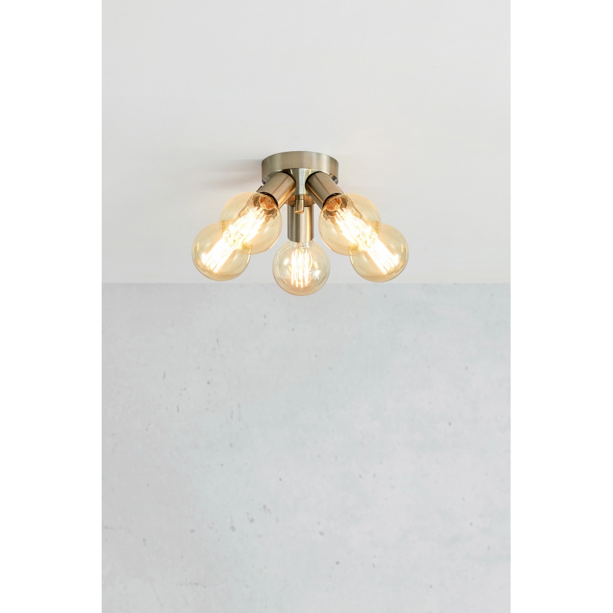 Markslöjd 108554 - Plafoniera MAZZO 5xE27/40W/230V cromo opaco