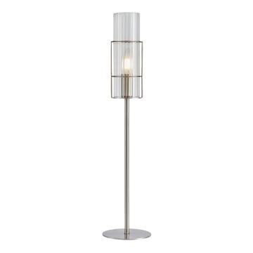 Markslöjd 108558 - Lampada da tavolo TUBO 1xE14/40W/230V 65 cm cromo lucido/clear
