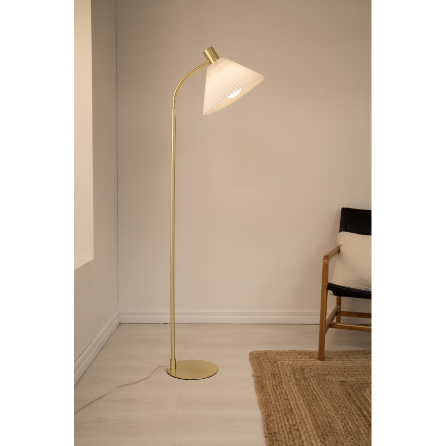 Markslöjd 108569 - Lampada con piedistallo MIRA 1xE27/40W/230V oro