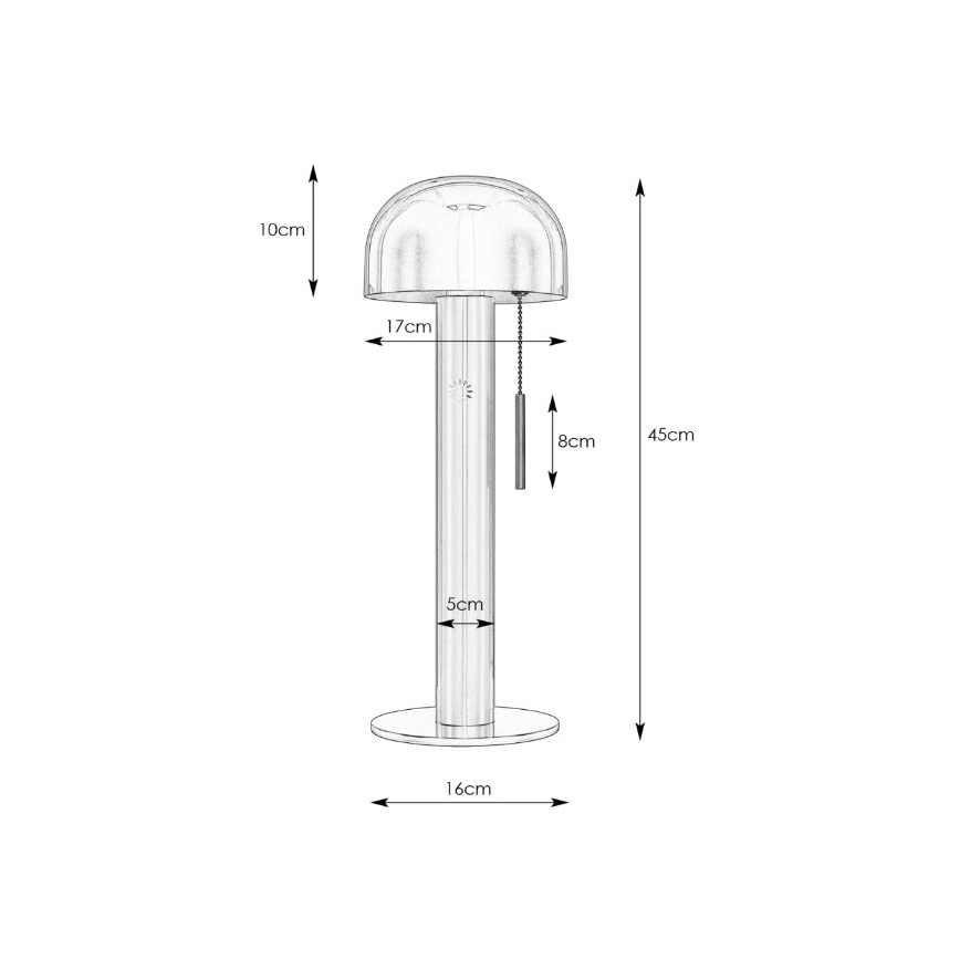 Markslöjd 108577 - Lampada da tavolo COSTA 2xG9/18W/230V bianco/cromo opaco
