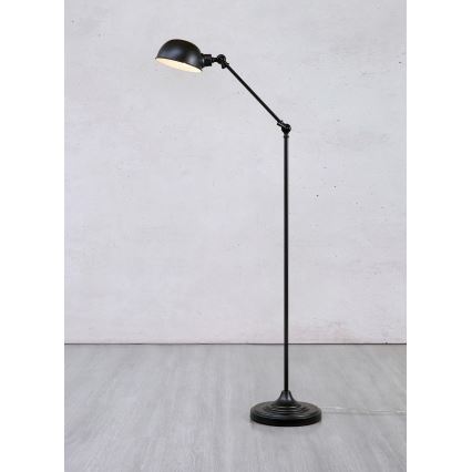 Markslöjd 108586 - Lampada con piedistallo PORTLAND 1xE27/40W/230V nero