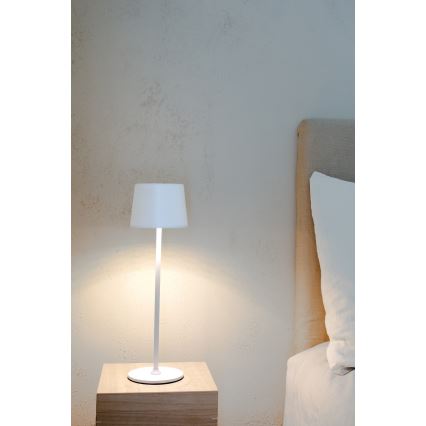Markslöjd 108654 - Lampada LED dimmerabile ricaricabile FIORE LED/2W/5V IP44 38cm bianco