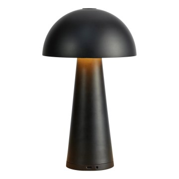 Markslöjd 108655 - Lampe à intensité variable rechargeable FUNGI LED/1,5W/5V IP44 noir