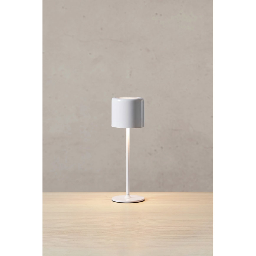 Markslöjd 108658 - LED Dimmerabile rechargeable lampada FILO LED/2W/5V IP44 30 cm bianco