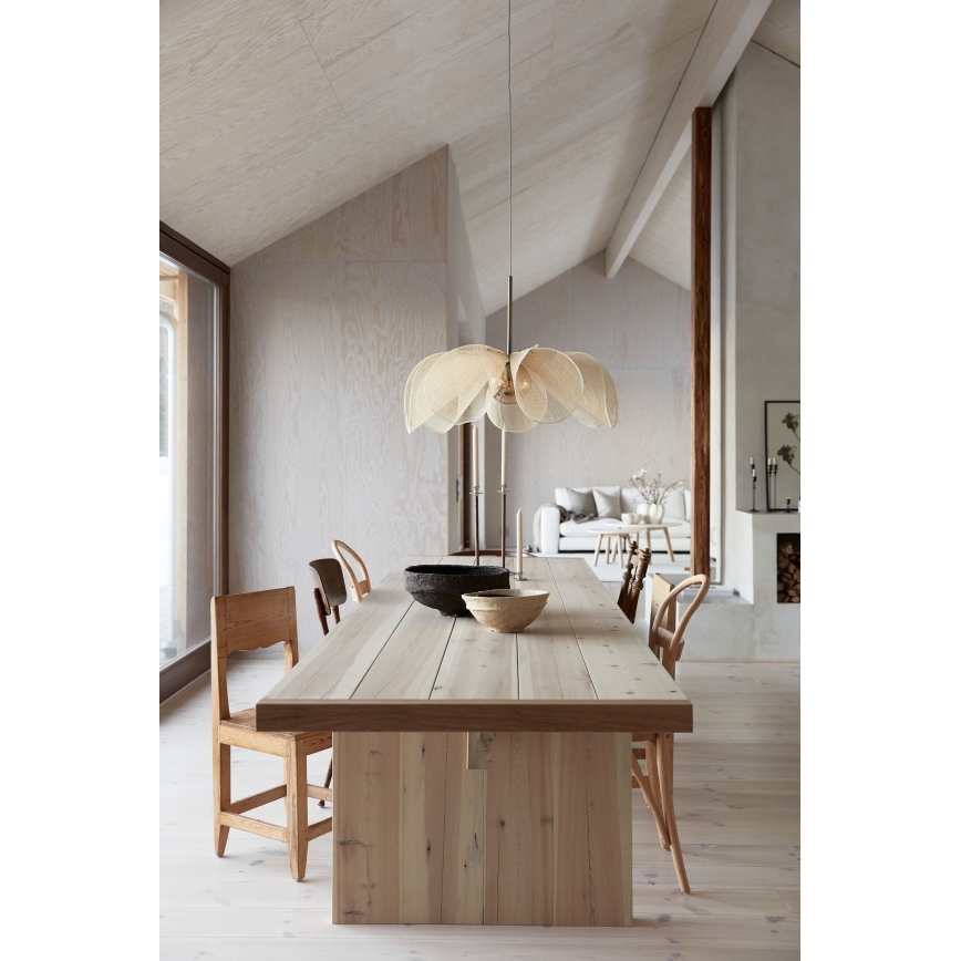 Markslöjd 108661 - Lampadario a sospensione con filo STYRKA 1xE27/40W/230V diametro 75 cm beige