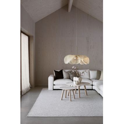 Markslöjd 108661 - Lampadario a sospensione con filo STYRKA 1xE27/40W/230V diametro 75 cm beige