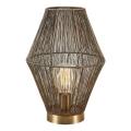 Markslöjd 108665 - Lampada da tavolo CASA 1xE27/40W/230V ottone