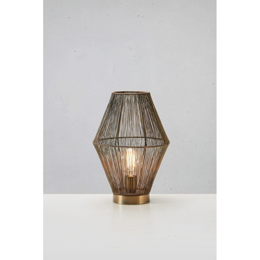 Markslöjd 108665 - Lampada da tavolo CASA 1xE27/40W/230V ottone