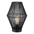 Markslöjd 108666 - Lampada da tavolo CASA 1xE27/40W/230V nero