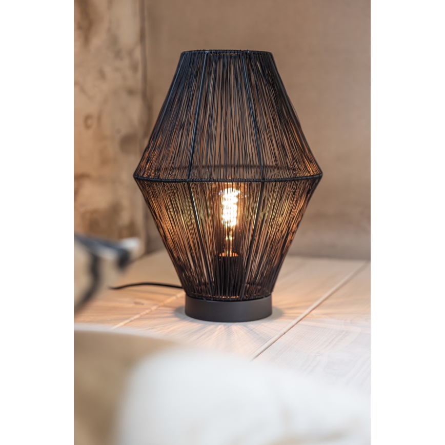 Markslöjd 108666 - Lampada da tavolo CASA 1xE27/40W/230V nero